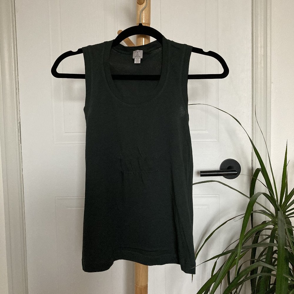 Green tank top
